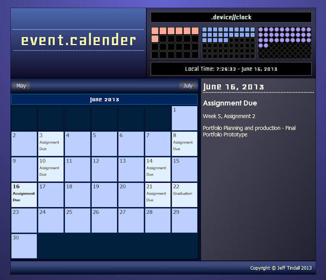 event.calender Example Page